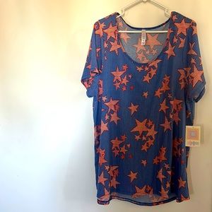 LuLaRoe Stars and Stripes Tshirt
